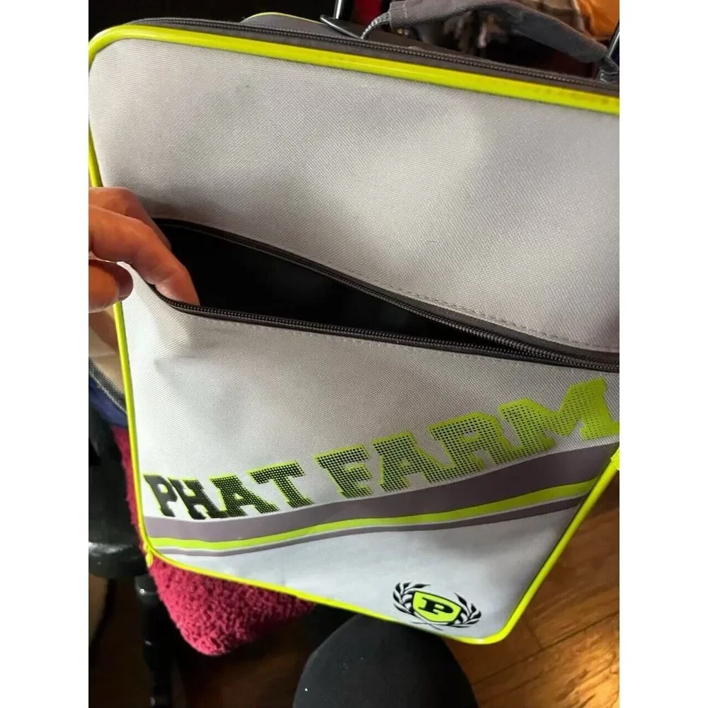 Vintage Y2K Phat Farm Rolling‎ Carry-on Youth Bag Shows Some Wear